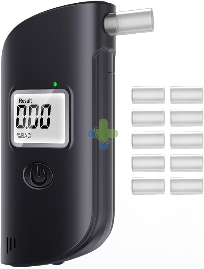 Rebirth20 Etilometro Digitale Mr689 portatile Alcol Test con torcia led